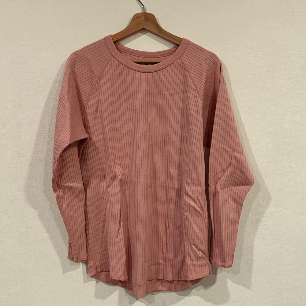 Men's Pink Long Sleeve Tee